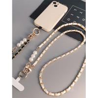 Cordón para teléfono móvil para mujer, funda para teléfono con correa larga para cuello y hombro, cordón Universal, cadena cruzada larga con perlas - details 7