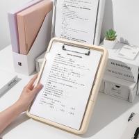 Carpeta multifuncional A4, organizador de archivos, tablero de documentos integrado de gran capacidad, almohadilla de escritura coreana Simple, papelería de oficina - details 1
