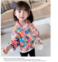 Chaqueta Casual para Niños con Estampado de Graffiti para Niñas y Niños Camiseta de Algodón Mezclado Ropa de Luz Abrigo Sudadera para Primavera/Verano Cierre de Botones - details 4