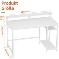 Escritorio de Ordenador con Soporte para Monitor Almacenamiento Reversible y Ganchos Para Juegos - details 17