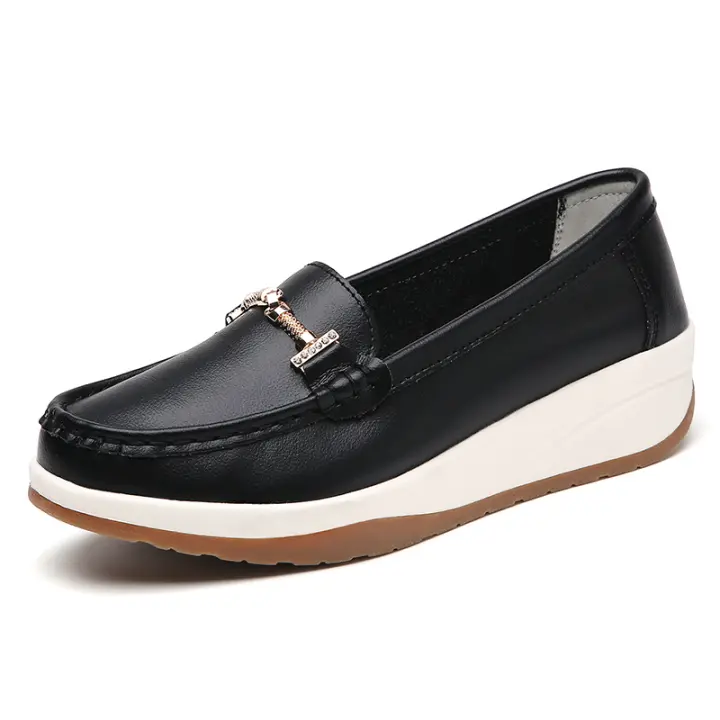 Mocasines de mujer Casual Cómodo Ligero Zapatos de barco planos Calzado de vestir - 1