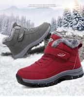 Botas de invierno para hombre y mujer, zapatillas impermeables de cuero Pu, zapatos informales de escalada para hombre, Botas de senderismo al aire libre Unisex, envío rápido - details 4