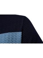 POLO de negocios de punto a rayas para hombre, camisetas casuales de manga corta de alta calidad, camisetas cruzadas - details 7