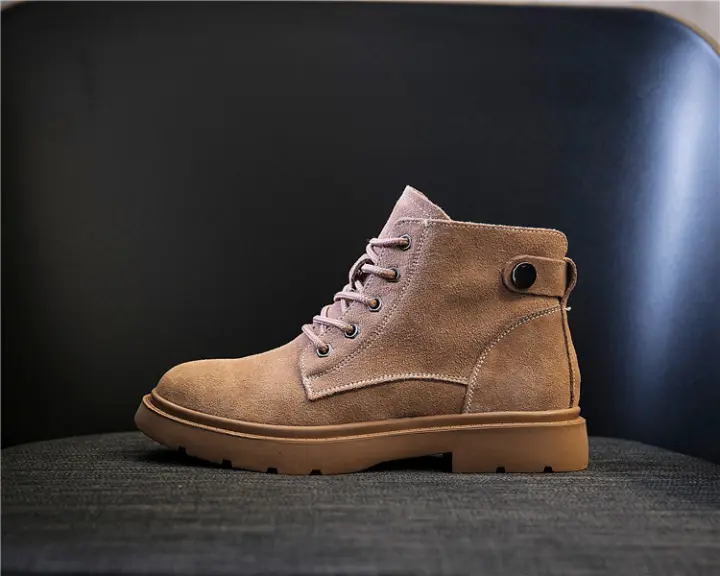 Botas cortas Estudiante retro británico Versión coreana versátil - 1