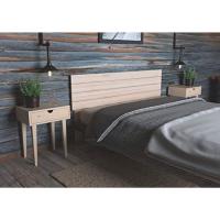 Gabo de Madera Rústico Vintage para Cama (145 x 44 cms.) Estilo Nórdico Crudo sin Pintar - details 56