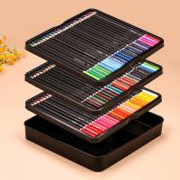 Lápices de Colores Premium 72Pcs Set de Lápices de Agua para Dibujo Artístico de Bocetos Escolares Material de Arte de Lápices en Caja de Hierro - details 1