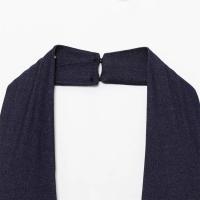 Vestido largo de verano con diseño hueco PB&ZA2025, cuello en V, sin mangas, cintura alta, ajustado, cuello halter, espalda descubierta, ropa nueva para mujer. - details 3