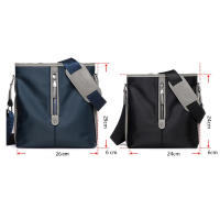 Bolso Crucero de Hombre a la Moda Bolso Mensajero Sólido de Color para Viajes Cortos y Negocios - details 5