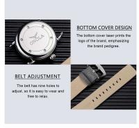 Reloj de Cuarzo de Moda Clásica ONOLA 3805 Correa de Cuero Impermeable Estilo Casual de Fecha - details 3