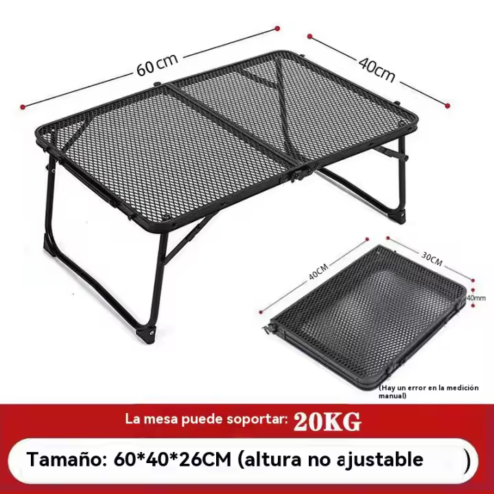 Mesa camping plegable Barbacoa camping multifunción al aire libre Portátil - 1