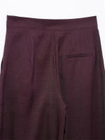 OUWU- Conjuntos De Pantalones De Cintura Para Mujer, 2 Piezas, Camisa Con Cinturón A La Moda, Traje Informal De Dos Piezas, Traje Para Mujer 2025 - details 10