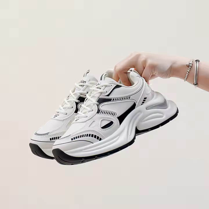 Zapatillas Casuales para Mujer Primavera 2025 Estilo Coreano Malla Transpirables para Estudiantes - 1