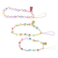 Cadena para teléfono móvil, colgante para teléfono móvil, adornos para teléfono, cordón para teléfono móvil, correas para teléfono móvil, cuerda de cerámica blanda con cuentas de arcilla - details 6