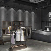 Cemento Industrial gris tienda de ropa decoración para sala de estar papel de contacto vinilo adhesivo papel tapiz impermeable pegatinas de pared - details 3