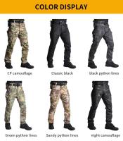 Camuflaje táctico Hanye para entrenamiento al aire libre, senderismo, carga, pantalones de hombre - details 9