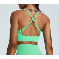 Sujetadores deportivos sin espalda cruzados con top de yoga para mujer - details 5