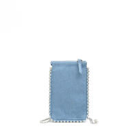 Bolso de mano con cuentas para mujer, bolso bandolera con cadena, bolso esmerilado para teléfono móvil, bolso con cremallera para mujer - details 20