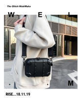 Bolso de remache personalizado para hombres de moda, popular bolso cuadrado pequeño blanco fresco, bolso de mensajero de hombro para mujeres de moda. - details 24