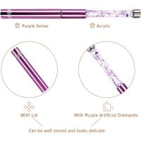 Pinceles de Gel Semipermanente para decoración de Uñas, 6 Piezas, Fino, con Tapa - details 3