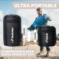 MalloMe Saco de Dormir Ultraligero y Impermeable para Adultos Compacto y Ligero para Niños, Saco de Dormir para Invierno, Saco de Dormir Ligero para Montañismo y Camping - details 16