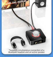 Receptor transmisor de Audio con Bluetooth, pantalla LED de M5, 3,5mm, AUX, R/L, RCA, TF/u-disk, adaptador inalámbrico estéreo, Control IR con micrófono - details 9