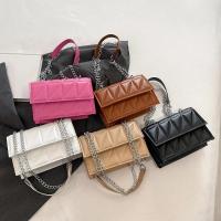 Bolso de hombro de diseñador a la moda para mujer, bolsos con asa de cuero PU, bolsos cruzados con correa de cadena para mujer - details 23