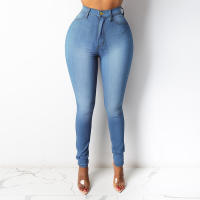 Nueva moda femenina: pantalones lápiz ajustados con cintura - details 10