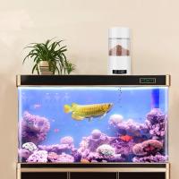 Comedero automático para acuario, alimento para peces, alimentador automático para acuario, capacidad de 500 ml, dispensador automático de alimento para peces para acuario (A) - details 1