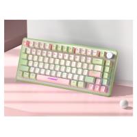 El macro del eje verde define el teclado del juego Teclado mecánico luminoso de colores mezclados - details 39