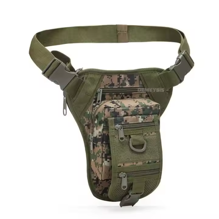 Bolsa de tiro de combate táctico, riñoneras ajustables para senderismo y caza, bolsas cartucheras Molle - 1