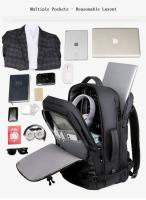 Mochila para portátil impermeable USB de expansión multifunción grande, negocios informales para hombres y mujeres, hombros de 17,3 pulgadas - details 1