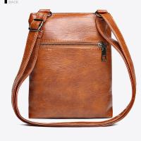 Funda para funda, bolso cruzado de tres capas para teléfono, bolso de pecho Retro impermeable para teléfono, bolso de mensajero Vintage de gran capacidad para teléfono móvil - details 8