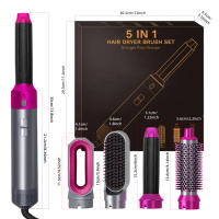 Secador de pelo caliente 5 en 1 Equipo de belleza multifuncional para peluquería - details 4