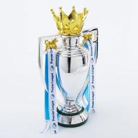Trofeo de fútbol de la Liga Premier de la ciudad del Manchester, medalla de resina, moderna y sencilla para fanáticos de eventos - details 0