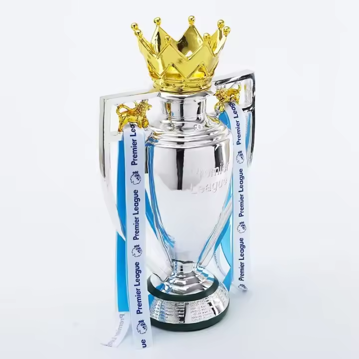 Trofeo de fútbol de la Liga Premier de la ciudad del Manchester, medalla de resina, moderna y sencilla para fanáticos de eventos - 1