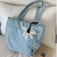 Bolso de hombro de nailon de estilo coreano informal, bolso de mano ligero impermeable, bolso de mano de gran capacidad de Color sólido, bolso de viaje - details 11