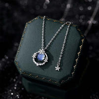 Collar con Colgante de Estrellas Plateado Esterlina S925 Joyería de Moda sin Alergias para Mujeres - details 8
