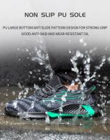 Nuevo Modelo 2025 Zapatos De Seguridad 35-50 Para Hombre Y Mujer, Botas De Trabajo Con Puntera De Acero, Zapatillas Indestructibles, Ligeras, Transpirables, Antigolpes, Zapatos De Construcción - details 13