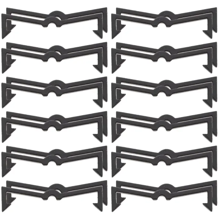 Gancho de Sujeción Rápido de 50 Piezas para Tablero de Pegatinas Accesorios de Plástico para Garaje Organizador de Espacio Ahorrador - 1