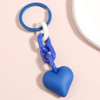 Llavero de Corazón Hecho a Mano Cadena de Plástico Acrílico para Bolsos y Llaves de Mujeres - details 4