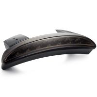 Borde de guardabarros trasero picado para motocicleta, luz LED de freno para matrícula, luz trasera de parada, lámpara de señal de giro para Harley Sportster XL883N 1200N XL1200V XL1200X (negro ahumado), 5 cables - details 1