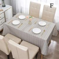 Mantel rectangular con estampado de cuadros de estilo nórdico, impermeable, resistente al aceite, patrón de búfalo de agua, mesa de comedor, fiesta - details 18