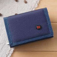 Cartera cuadrada corta para hombre, tarjetero con múltiples ranuras para monedas, tarjetas bancarias, identificación - details 3