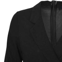 2024 Otoño Invierno moda Midi Oficina señora vestidos de manga larga elegante flaco con cinturón trabajo corporal vestido de tubo sólido de negocios - details 10