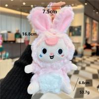 Lindo llavero de muñeco de peluche colgante de juguete de peluche de conejito elfo de fantasía - details 0