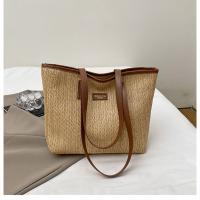 Elegante bolso de paja tejido de verano, bolso de hombro de paja informal bohemio, bolso de mano de playa de ocio para damas/niñas - details 16