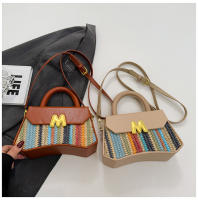 Moda arco iris portátil pequeño cuadrado bolsa 2025 primavera nueva luz de lujo bolsa de las mujeres versátil texturizado axilas bolsa de hombro - details 25