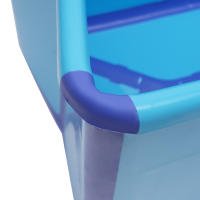 Bañera Plegable de Plástico Engrosado Azul Ideal para Adultos Portátil y Inflable - details 5