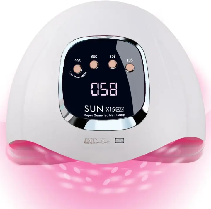 Lámpara de uñas LED UV, para uñas de gel, lámpara de uñas de gel de 280 W con 66 cuentas LED, 4 ajustes de temporizador/sensor automático, herramientas profesionales de bricolaje para uñas para principiantes, uso en salón en casa - 1
