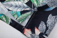 Camisa vintage con estampado floral completo, manga corta, para hombre y mujer, verano, playa, hawaiana, holgada, informal, versátil, floral. - details 6